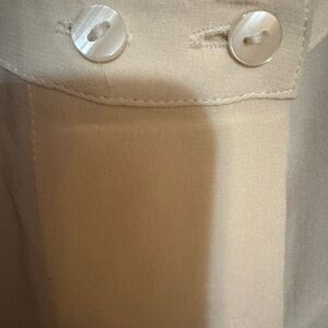 Charter Club Ivory Silk Blouse